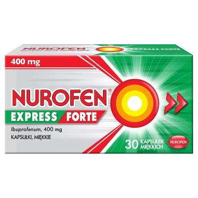 Nurofen Express Forte 400 mg   30 kapsułek
