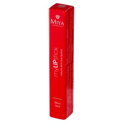 Miya Cosmetics myLipStick naturalna pielęgnująca szminka all-in-one - odcień Miya Red 2,5 g