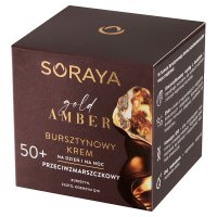 Soraya Gold Amber 50+ Bursztynowy Krem przeciwzmarszczkowy na dzień i noc 50ml