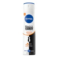 Nivea Dezodorant BLACK& WHITE INVISIBLE Ultimate Impact 5in1 spray  150ml