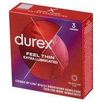 DUREX FETHERLITE ELITE Prezerwatywy dodatkowo nawilżane 3 szt.