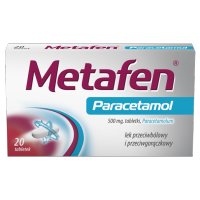 Metafen Paracetamol 500mg * 20 tabl.