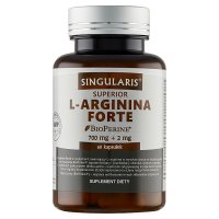 SINGULARIS L-Arginina Forte + Bioperine 60 kapsułek