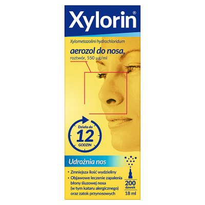 Xylorin aerozol do nosa 18 ml