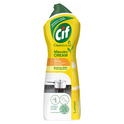 Cif Lemon Cream Mleczko do czyszczenia z mikrokryształkami  780g