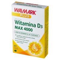WITAMINA D3 MAX 4000, 60 kapsułek, Walmark Plus