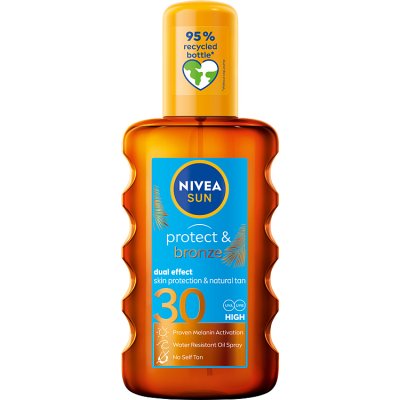 Nivea Sun Protect&Bronze, olejek,spray,SPF30, 200 ml