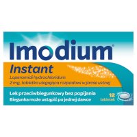 Imodium Instant, 12 tabletek