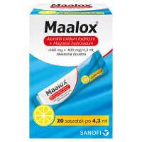 Maalox zawiesina 4,3 ml 20 saszetek