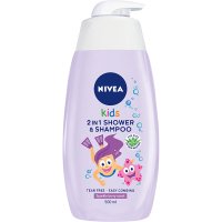 Nivea Kids Żel do mycia ciała 2w1 dla dziewczynek Sparkle Berry  500ml