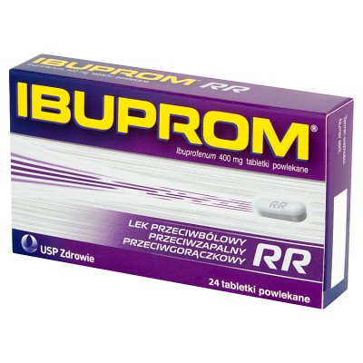 Ibuprom RR 400 mg 24 tabletek powlekanych