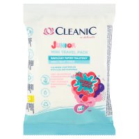 Cleanic Mini Travel Pack Junior Nawilżany Papier toaletowy dla dzieci - wersja podróżna  1op.-14szt