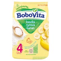 Bobovita kaszka ryżowa o smaku bananowym po 4 miesiącu 180 g