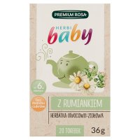 Herbi Baby, herbatka Ziołowa, dla dzieci i niemowląt od 4 miesiąca życia, 20 saszetek
