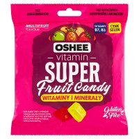 OSHEE Vitamin Candy MULTIFRUIT karmelki 90 g