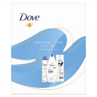 Dove Zestaw prezentowy Original Care (deo spray 150ml+żel pod prysznic 250ml+balsam do ciała 250ml)