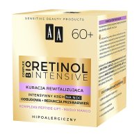 AA Retinol Intensive 60+ Intensywny Krem na noc - redukcja przebarwień + odbudowa 50ml